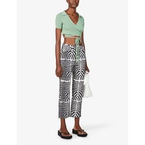 House Of Sunny Reef Jessie Pants Zebra Print
